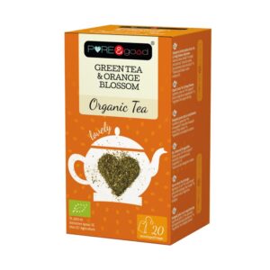 Herbata ekologiczna Green Tea & Orange Blossom 36g PURE&GOOD