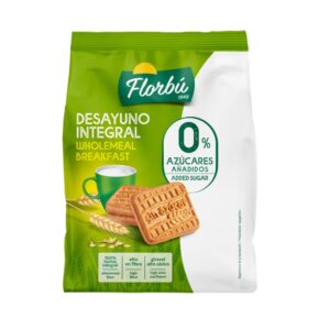 Ciastka pełnoziarniste bez dodatku cukru 150g FLORBU