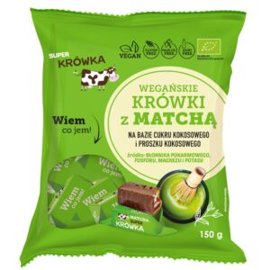 Krówka bezmleczna smak matcha BIO 150g ME GUSTO