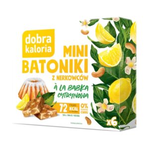 Mini batoniki a'la babka cytrynowa 102g DOBRA KALORIA
