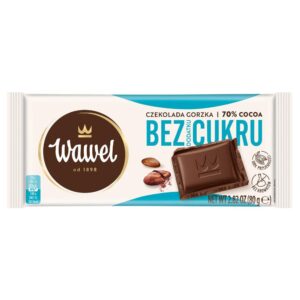 Czekolada Gorzka bez dodatku cukrów 80g WAWEL