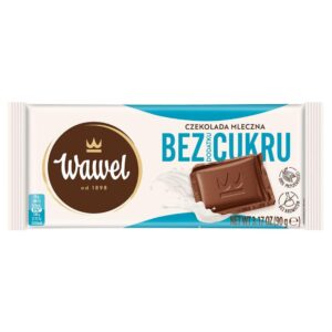 Czekolada Mleczna bez dodatku cukrów 80g WAWEL