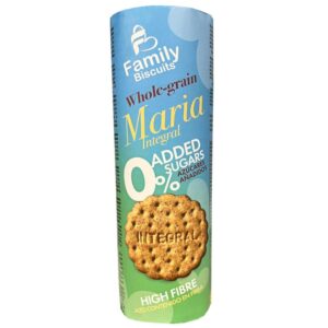 Ciastka pełnoziarniste Maria 0% bez dodatku cukru 200g FAMILY BISCUITS