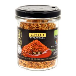 Chili płatki BIO 60g PIĘĆ PRZEMIAN