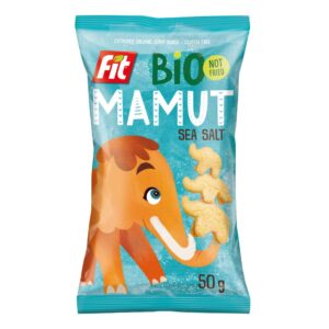 Chrupki kukurydziane Mamut z solą morską bezglutenowe BIO 50 g FIT