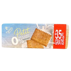 Herbatniki Petit 0% bez dodatku cukru 190g FAMILY BISCUITS