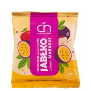 Chipsy jabłko o smaku marakui 18g CRISPY NATURAL