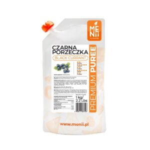 Puree Premium Czarna Porzeczka 1kg MENII