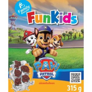 Ciasteczka mini kakaowe Psi Patrol 315g FAMILY BISCUITS