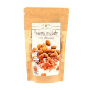 Prażone migdały z solą kłodawską 100g PIĘĆ PRZEMIAN