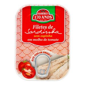Portugalskie sardynki filety w sosie pomidorowym 100g RAMIREZ