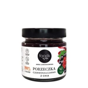 Dżem Czarna & Czerwona Porzeczka z Chia 200g LEVANN