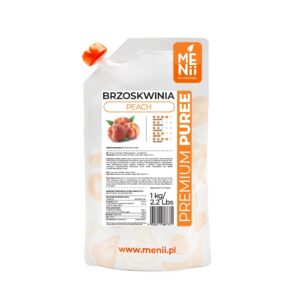 Puree Premium Brzoskwinia 1kg MENII