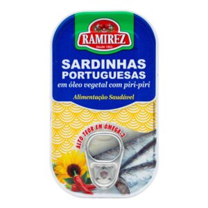 Pikantne sardynki w oleju roślinnym 125 g - RAMIREZ Portugalskie