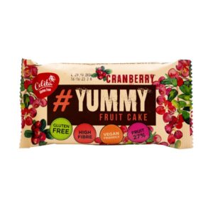 Ciastko Yummy Cranberry z żurawiną, rodzynkami, jabłkiem i orzechami laskowymi 40g CELITA