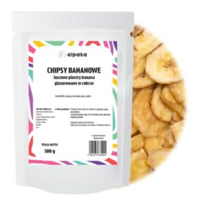 Chipsy bananowe 500g ALPAKA