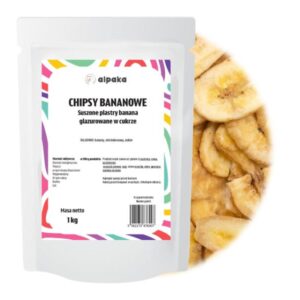 Chipsy bananowe 1kg ALPAKA
