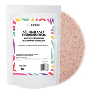 Sól himalajska drobnoziarnista 1kg ALPAKA