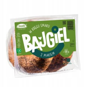 Bezglutenowe Bajgle z makiem 190g INCOLA