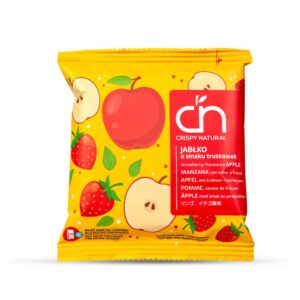 Chipsy jabłko o smaku truskawki ze śmietaną 18g CRISPY NATURAL