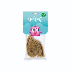 Kwaśne żelki o smaku coli paski odpowiednie dla vegan 70g weganskie YOLLOH