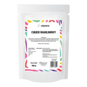 Cukier wanilinowy 500g ALPAKA