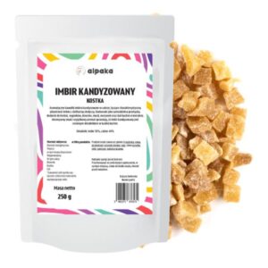 Imbir kandyzowany kostka 250g ALPAKA