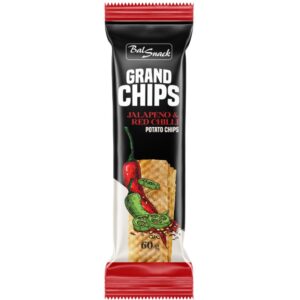 Chipsy o smaku jalapeno i chili 60g GRAND CHIPS