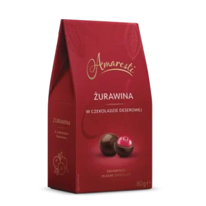 Żurawina w czekoladzie deserowej 80g AMARESTI