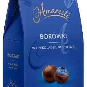 Borówki w czekoladzie deserowej 80g AMARESTI