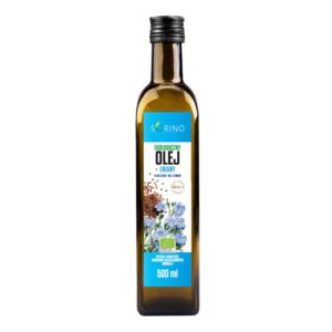Olej lniany tłoczony na zimno BIO 500ml SORINO