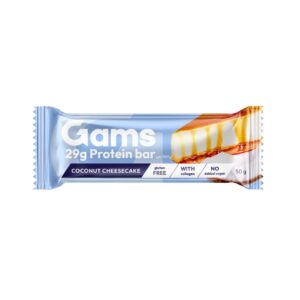 Baton proteinowy sernik kokosowy b/g, b/c 50g GAMS
