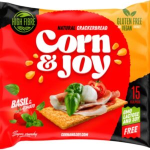 Pieczywo kukurydziane z pomidorami i bazylią b/g 80g CORN&JOY
