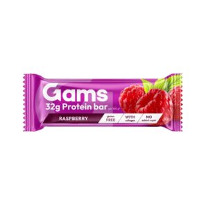 Baton proteinowy malinowy b/g, b/c 50g GAMS