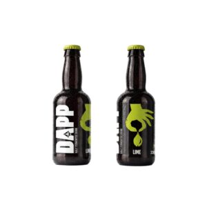 Napój gazowany z dodatkiem kwasu chlebowego o smaku limonki 330ml DAPP