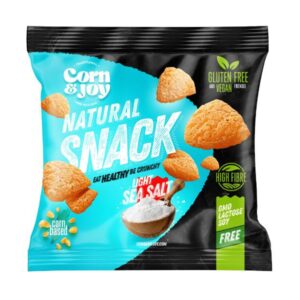Przekąska kukurydziana z solą morską b/g 40g CORN&JOY